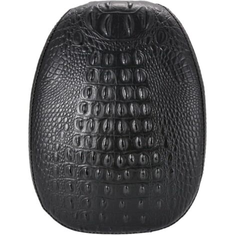 Coussin De SièGe Solo pour Moto Noir Coussin De SièGe Conducteur ArrièRe en Cuir SynthéTique Compatible avec Harley Sportster 72 48 1200X 1200V 2010-2015 (Noir Crocodile) (1/5)