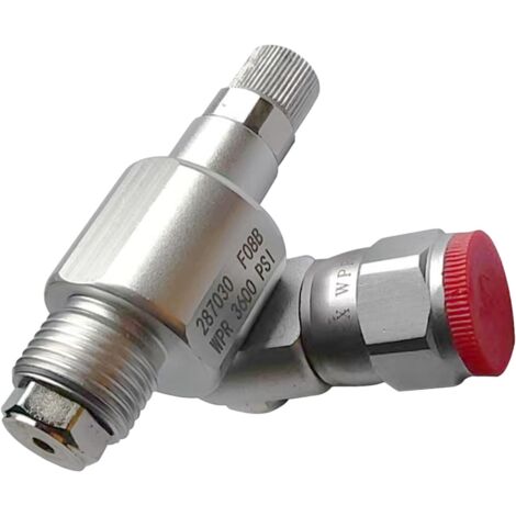CleanShot 287030 Vanne d'arrêt pour pistolet à peinture sans air Graco, joint pivotant, filetage de joint de pulvérisation sans air avec soupape de commande