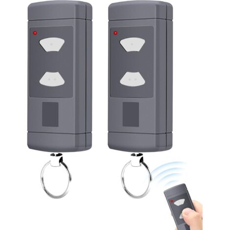 Telecommande Portail 40,685 MHz, telecommande Porte de Garage pour Hormann HSE2/4, HSM2/4, HS2/4, HS2/4, 2 canaux, Nice télécommande Rolling Code (1/5)
