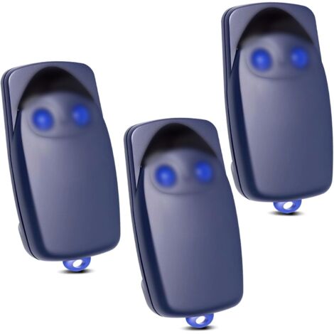 3Pcs 433MHzTelecommande Portail Compatible avec N1ce FLO2, Flo4, FLO1, 687368713,2 Canaux télécommande Porte de Garage (1/5)