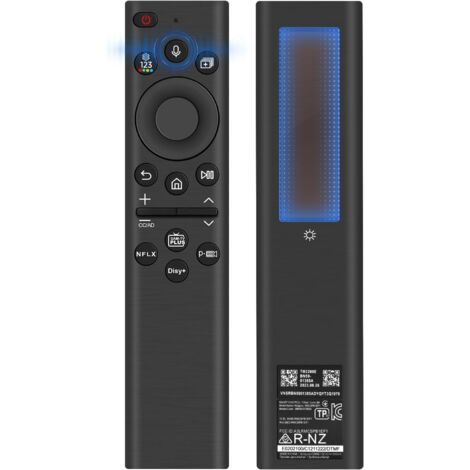 AI SolarCell Télécommande pour Samsung Smart TV 2019-2025 – Solar & USB-C rechargeable, commande vocale et fonction AI, compatible avec Samsung Frame TV, QLED, Neo QLED, Crystal UHD (1/5)