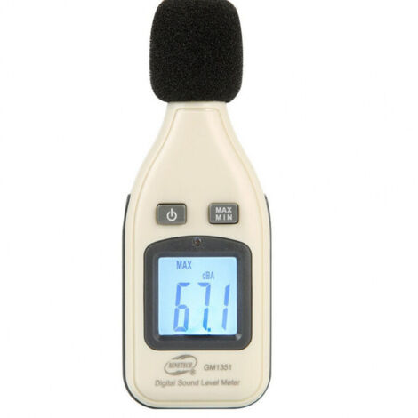 Mini sonomètre numérique, sonomètre portable, testeur de bruit, détecteur de volume portable (1/4)