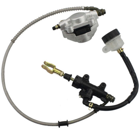 Ensemble maître-cylindre de frein à disque arrière avec réservoir d'huile, compatible avec le kit de mise à niveau du système de freinage hydraulique pour VTT/SSV (1/5)
