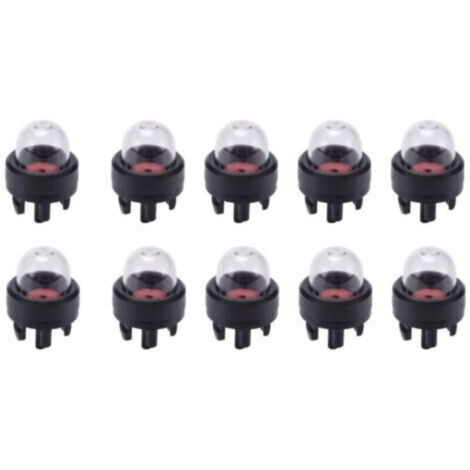 10 Pièces Ampoule Amorçage D'essence, Ampoule de Carburant Pompe, Bulle D'huile de Carburateur, pour Stihl/Weed Eater/McCulloch/Ryobi Echo (1/5)