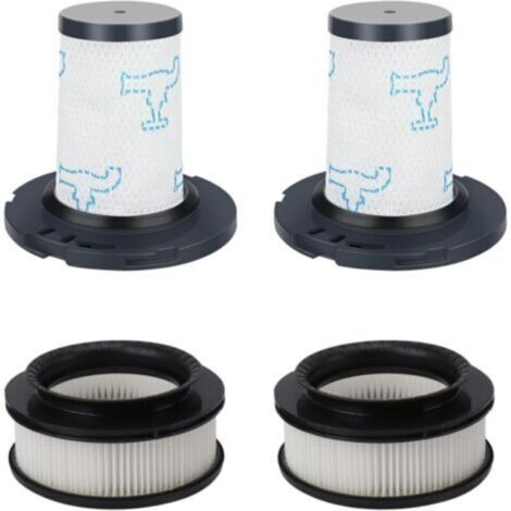 Filtre pour Rowenta X-Force Flex 11.60 12.6 14.60 15.60 Animal RH98xX RH99xx, 2 Filtres Pré-moteur + 2 Filtres Post-moteur ZR009007 ZR009008 (1/5)
