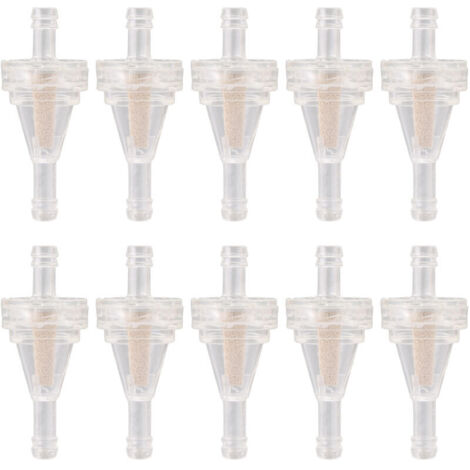 Filtres à carburant GOOFIT pour motos, lot de 10, filtres à huile transparents universels, adaptés aux véhicules tout-terrain/quads/véhicules modifiés (1/5)