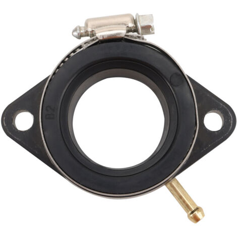 Compatible avec le kit de connecteurs de carburateur de collecteur d'admission Yamaha XS400 77-82 (1 paire), numéro de pièce d'origine 2A2-13586-00, joint d'étanchéité haute élasticité. (1/5)