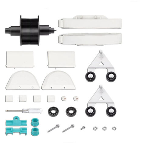 Kit de châssis en A pour robot nettoyeur de piscine Hayward Navigator  Pièces de rechange compatibles d'origine AXV621D  Kit de réparation complet comprenant roulettes, châssis, glissières et raccords