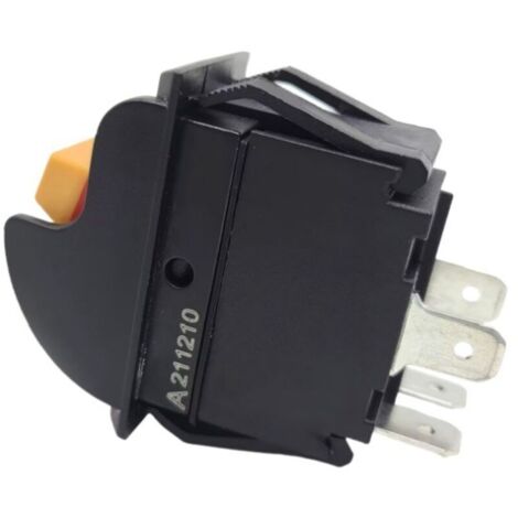 Interrupteur à gâchette 4 broches AN17-1 Interrupteur autobloquant haute intensité 20 A 250 V Accessoire pour outil électrique industriel 3 900 W avec gâchette double vitesse/marche avant/arrière (1/2)