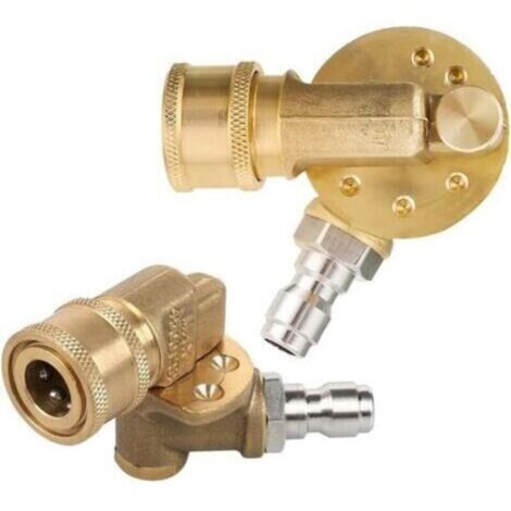 Adaptateur de buse réglable pour machines de nettoyage haute pression pour pivotement à 360 degrés (commutation à 7 vitesses) (1/5)