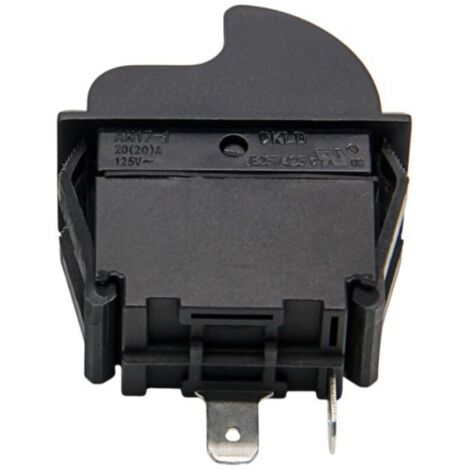 Interrupteur à gâchette AN17-1 à 2 broches  Interrupteur autobloquant haute intensité 20 A 250 V 4000 W  Pièces de rechange pour outils électriques industriels (1/2)