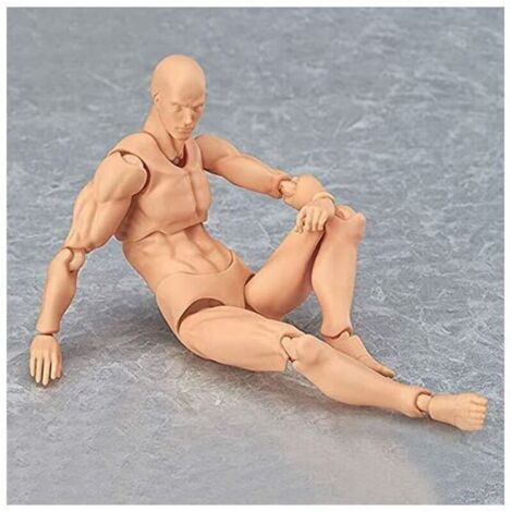 Set Body Kun & Body Chan – Figurines Articulées 15 Cm – Modèle Pour Artistes, Croquis, Photographie – 2 Supports, Accessoires – PVC, Joints Mobiles