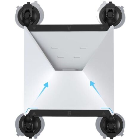 Support à ventouse pour mini-toit ouvrant Starlink, kit d'installation pour vitres et toits ouvrants de voiture, assure un signal satellite stable pendant la conduite, conception à ventouse stable (1/4)