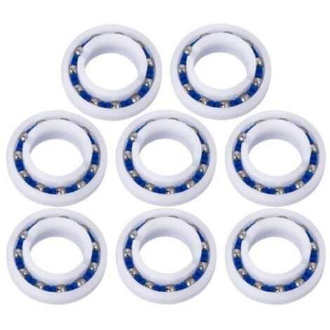 Lot de 10 roulements à Billes adaptables pour Roue de 180 Robot Nettoyeur de Piscine C60,Dimensions : extérieur 1.1in , intérieur 0.6in (1/4)