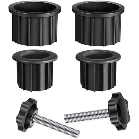 Adaptateur de parasol, réducteur de base de parasol, kit de bouchon à œillet et de couvercle, pièces de rechange pour base de parasol (1/4)