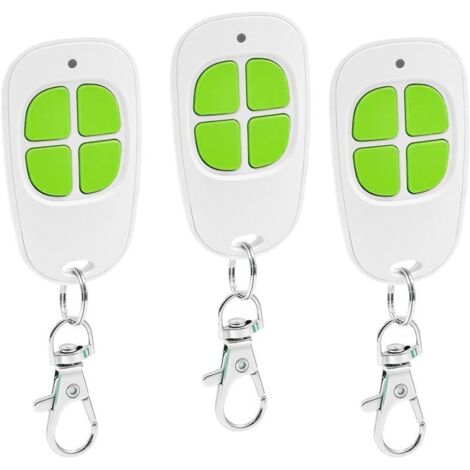 AAM0094 AAM0121 AAM0135 AAM0133 AAM0085 Télécommande Portail, 433,92 MHz Télécommande Compatible avec SCS Sentinel, 4 canauxBip Portail Porte De Garage (Lot de 3)
