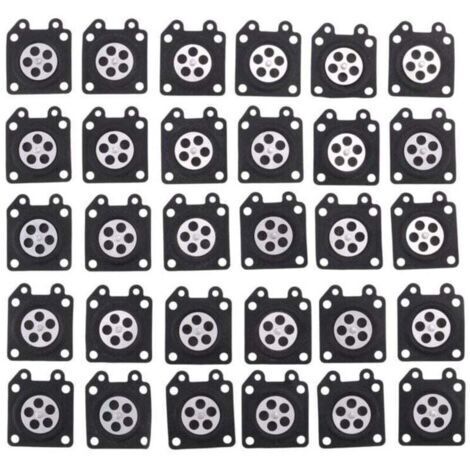 30Pcs Pièces de Carburateur Tampons Membrane , XU,Tronçonneuse Destiné à 2500/3800/4500/5200/5800 Accessoires - (1/4)