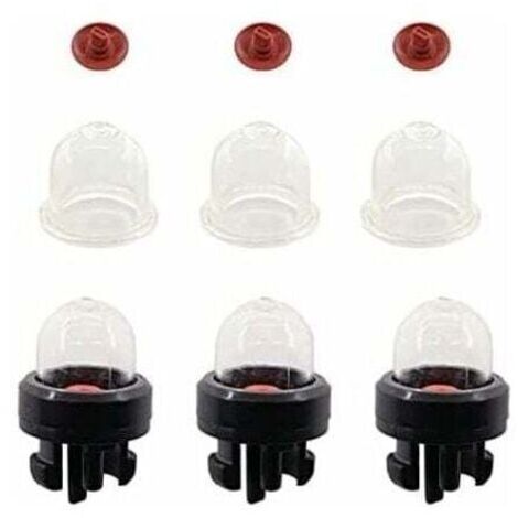 Lot de 3 Pompes d'Amorçage pour Tronçonneuses Stihl FS38, FS40, FS45, FS50, FS55, FS75, FS80, FS85, Compatible avec les Marques Ryobi, McCulloch et Husqvarna., (1/5)