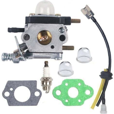 C1U-K54A Carburateur avec Joint Repower Kit avec Bougie d'allumage pour Echo HC1500 , XU,TC210 TC210i TC2100 2 Cycle Mantis Motoculteur 7222 7222E 722M 7225 7230 7240 7920 7924 - (1/4)