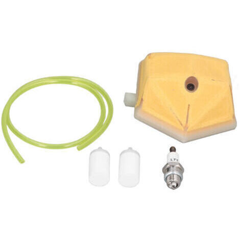 Bougie D'allumage Filtre à Air Filtre à Carburant Kit de Conduite de Carburant 503‑443201 pour Tronçonneuse Husqvarna 51 55 (1/4)