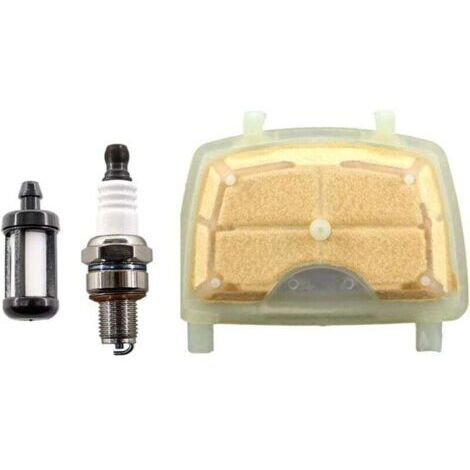 Filtre à air avec bougie d'allumage et filtre à carburant pour tronçonneuses Stihl MS171 MS181 MS211 MS 171 181 211 1139 007 1800. (1/4)