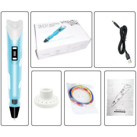 Ensemble de stylos d'imprimante 3D pour enfants et adultes (1/2)