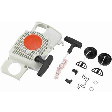 Kit de bouchons d'huile de carburant pour démarreur à rappel, pièces de rechange durables de haute qualité pour tronçonneuse MS180 MS180C MS170 017 018, matériau ABS, ensemble (1/4)