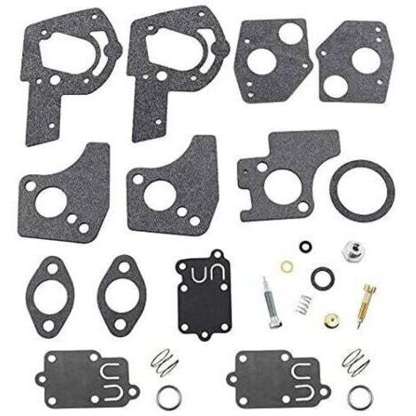 Kit de réparation pour carburateur - Membranes - Joint d'étanchéité pour Moteurs Briggs & Stratton 3 à 5 CV HP 495606 494624 135292 135232 135212 270026 272538 272538S 272637 (1/4)