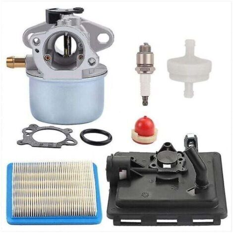 799868 Carburateur avec base de filtre à air 496116 795259, adapté pour 124l02 124t02 124t05 124t07 (1/4)