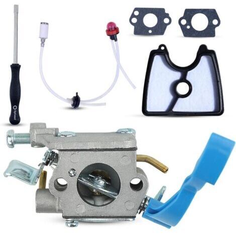 Kit Carburateur pour Husqvarna 125B 125BVX 125BX, Pièces de Rechange Accessoire Moteur Numéro de Pièce OEM C1Q-W37 Kit de Mise au Point du Carburateur (1/4)