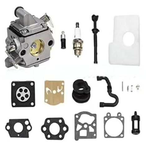 Kit de carburateur DOCAS MS170 MS180 C1Q-S57A compatible pour Stihl 017 018 MS 170 180 180C MS170 MS180 MS170C MS180C avec kit de mise au point du filtre à air pour tronçonneuse/tondeuse à gazon (1/5)