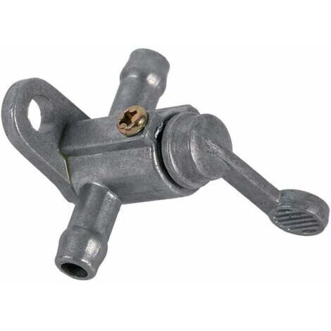 Robinet Réservoir à Carburant 5/16 '' Robinet Essence en Ligne ON/OFF Interrupteur d'Essence Robinet à Gaz 8mm 5/16 '' Universel en Aluminium (1/5)