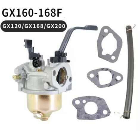 Carburateur et Joint d'Étanchéité Compatible Moteur Honda GX120 GX160 GX200 Génératrice Essence (1/2)