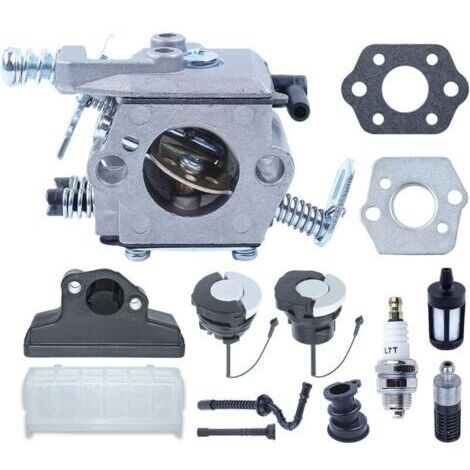 Kit carburateur pour tronçonneuses 021, 023, 025, MS 210, MS 230, MS 250, pièces de rechange ADEFOL, accessoires de carburateur, y compris joint, bougie d'allumage, bouchon de réservoir, 13 en 1 (1/4)