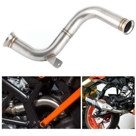 Convertisseur catalytique retiré Decat échappement MidPipe modification de moto adapté pour 125 250 390 RC390 2017+