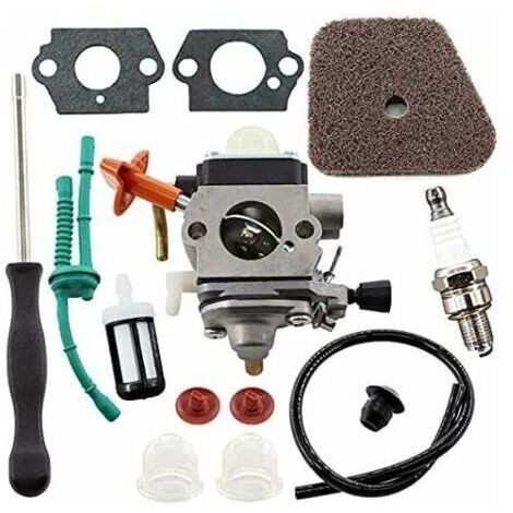 Vergaser-Kit für Stihl FS87 FS90 FS100 FS110 FS130 HL95 HL100 HT100 HT101 KM90 KM100 KM110 SP90 Kettensägen, inklusive Luftfilter und Kraftstoffleitung.- (1/4)