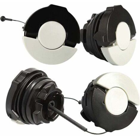 4 pièces Tronçonneuse Bouchon de réservoir de Carburant pour Stihl MS171 MS181 MS200 MS210 MS230 MS240 MS250 MS260 MS340 pièces de Rechange pour 000350 0525 (1/4)