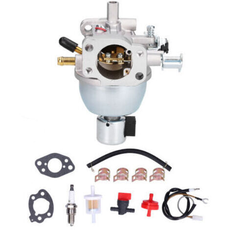 Kit de Carburateur pour Tondeuse JD LT-166 Moteur B&S 16 HP Vanguard Compatible avec 846280 808725 846944 350772-0045-01 350772-0102-01 350776-0046-02 350777-0034-01-