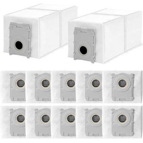 Lot de 10 Sacs à Poussière de Remplacement,Compatibles avec Ecovacs Deebot T50/T50 PRO/T50 MAX PRO/T30C PRO/T80/X8/X8 PRO/X9 PRO OMNI Aspirateurs,Sac de Rechange Grande Capacité de 4 L