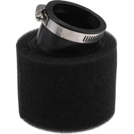 Filtre A Air Universel Pour Moto 48-50mm Filtre A Air En Caoutchouc Mousse Nettoyeur Remplacement Pour Dirt Pit Bike ATV Scooter Moped Go Kart Noir 1 Set