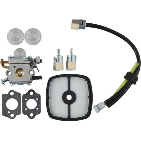 Kit carburateur pour echo PB200 PB1000 PB2100 PB-2155 Souffleur ES-2100 Déchiqueteuse Remplace C1U-K42 pour Zama 12520020560 9 pièces (1/5)