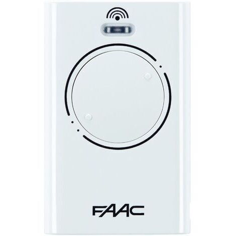 Télécommande FAAC XT2 LR 868 MHz, blanche