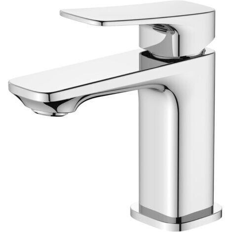 Mitigeur Lavabo Salle de Bain– Robinet Monocommande, Économie d’Eau et d’Énergie, avec Bec Hauteur 82 mm, Installation Facile, G 3/8 Robinetterie,Chromé