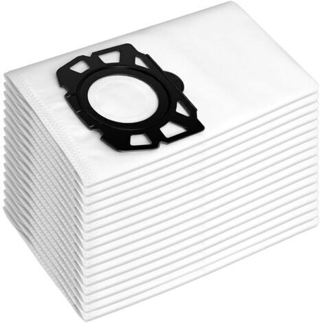 16 sacs KFI 487 d'aspirateur pour Kärcher WD4 WD5 WD6 WD5 P WD6 P MV4 MV5 MV6 KWD4 KWD5 KWD6 KNT4 WD4.200 à WD5.800 SW5.100 SE6.100, remplace 2.863-006.0 (1/5)