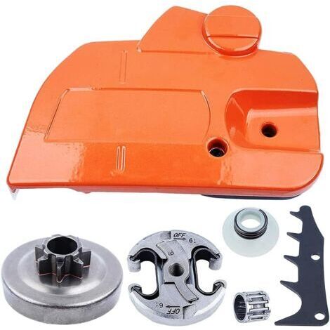 cache latéral pour chaîne de frein et d'embrayage pour tronçonneuse Hus-Husqvarna 445 450 pièces de rechange pour tronçonneuse (1/5)