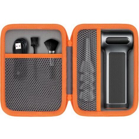 pour WOLFBOX MF200 Aspirateur à air électrique, Souffleur sans Fil et Souffleur d’air, Étui Rigide de Rangement avec Poche en Maille pour Accessoires WOLFBOX MF200, Étui Uniquement (Gris)