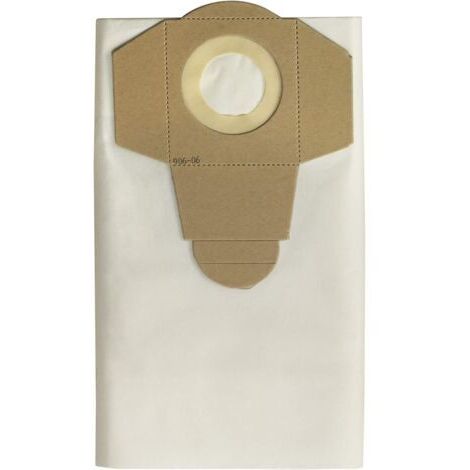 Lot de 5 sacs à poussière universels pour aspirateurs secs et humides - 30 L