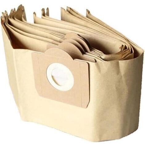 Lot de 5 Sacs droits Aspirateur pour WD3, WD 3 Premium, WD3200, WD3500P, A2204, A2534, SE4001, KAR69591300 (1/5)