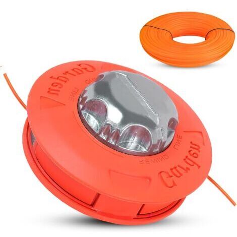 Bobine de tête de débroussailleuse universelle M10 x 1,25 avec fil en nylon de 2,4 mm x 15 m (1/5)