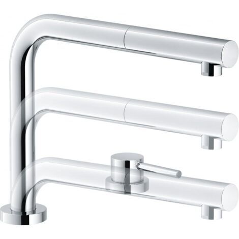115.0486.978 Faucet Robinet de Cuisine, Chrome, Small, Chromée